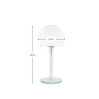 Lampe à poser Wagenfeld | Design inspiré par Wilhelm Wagenfeld