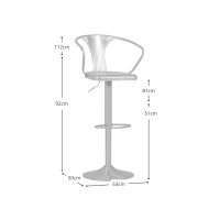 Tabouret Wisconsin - Chaises Industrielle furnmod