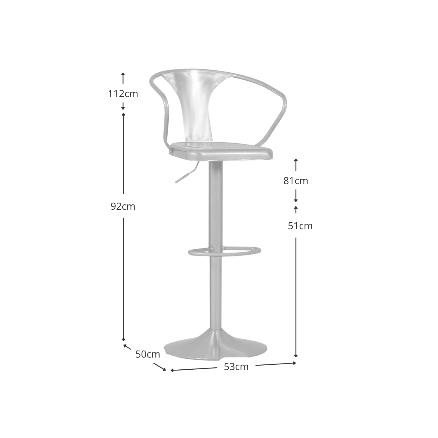 Tabouret Wisconsin - Chaises Industrielle furnmod