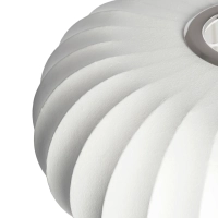Suspension en tissu blanc Ø 45 cm au design segmenté Kyoto