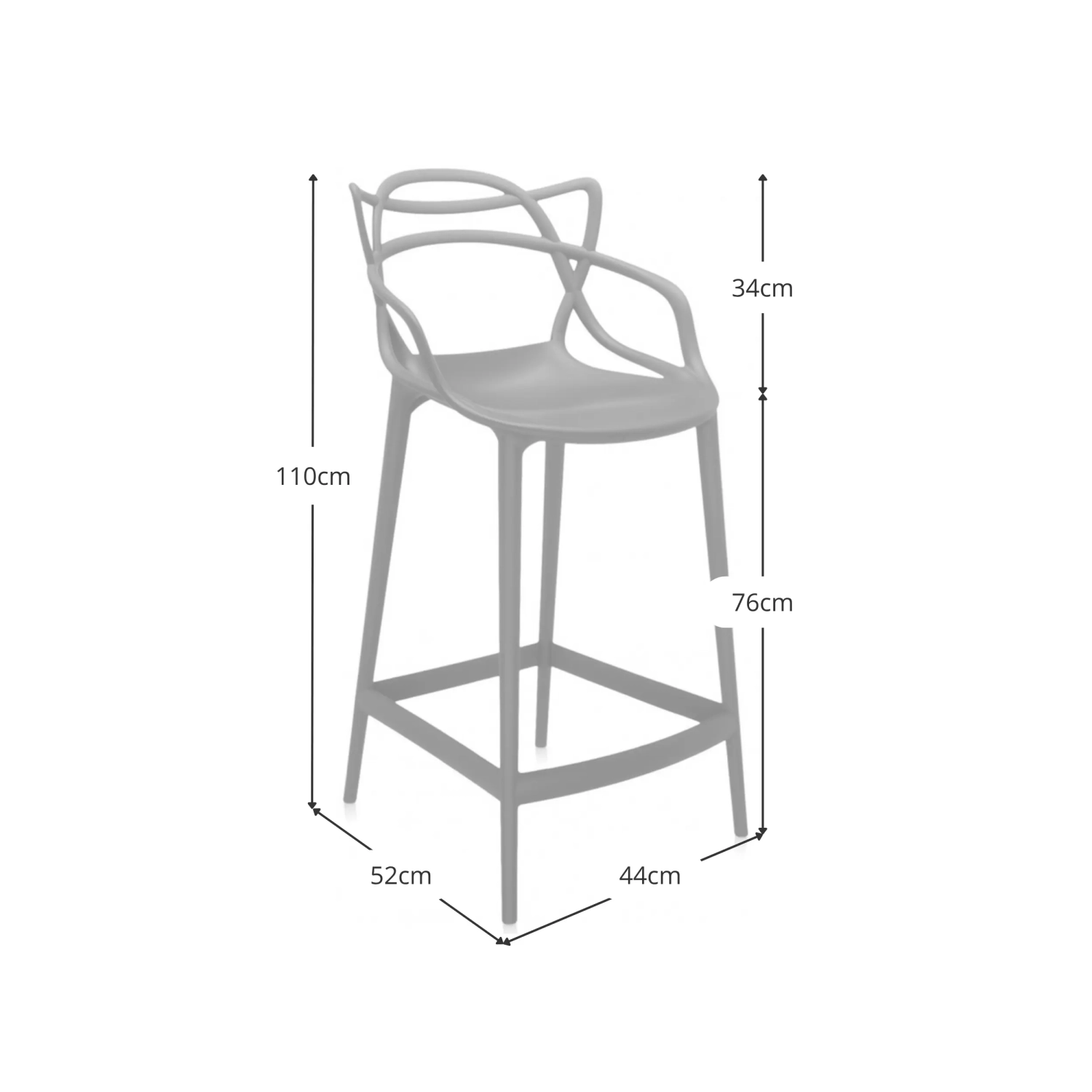 Tabouret Inspiration Masters - Tabouret bar - Meubles Concept