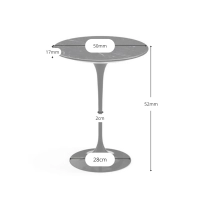 Table d'appoint Tulip - Tables d'appoint en Marbre - Meubles Concept