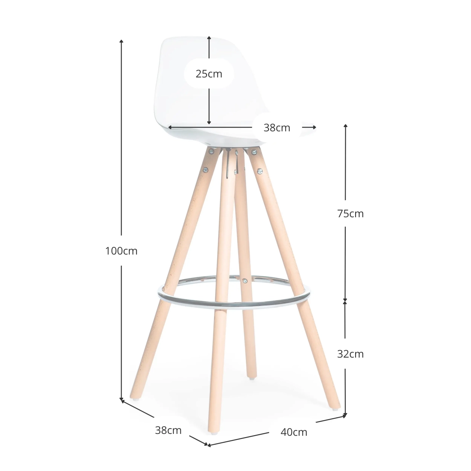 Tabouret Poland - Tabourets de Bar furnmod