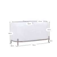 Repose-pieds pour canapé Clair - Repose-pieds ergonomique - Meubles Concept