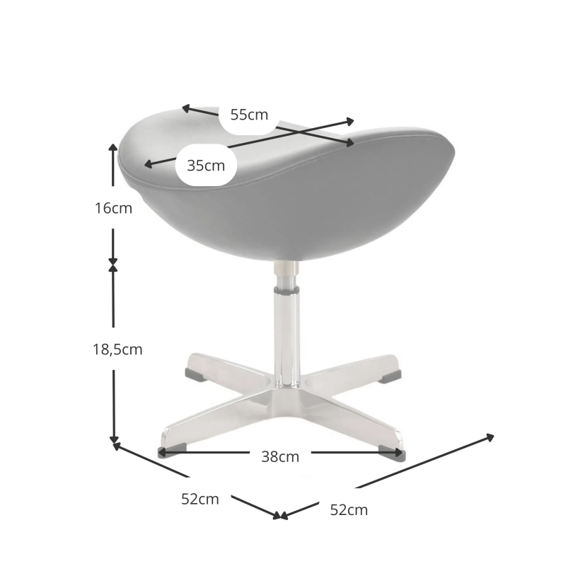 Ottoman Egg Chair Inspiration - Fauteuil Design Premium - Meubles Concept