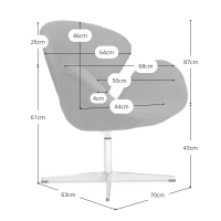 Swan Chair Inspiration - Fauteuil Design Premium - Meubles Concept