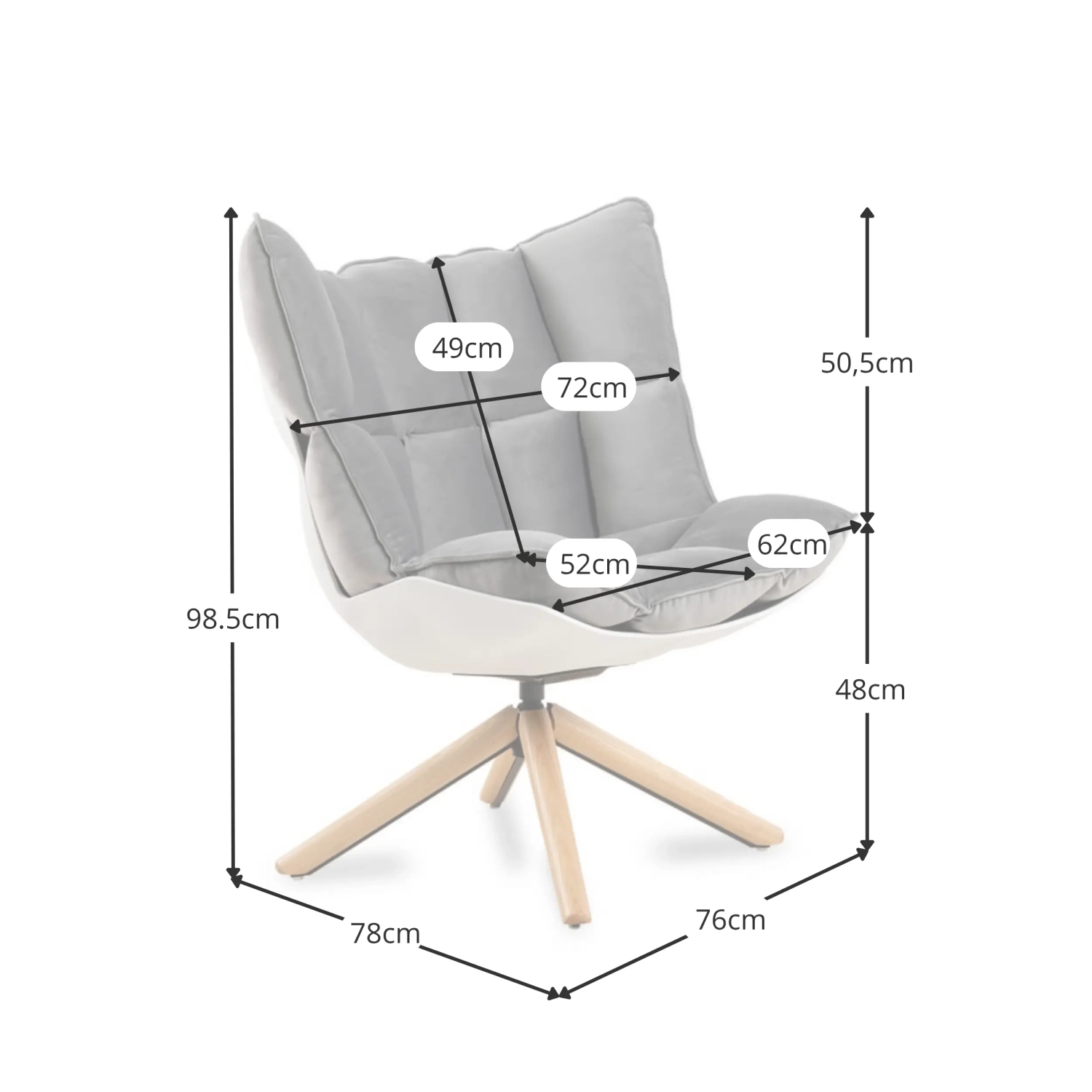 Inspiration Husk design Armchair - Fauteuil Design Moderne - Meubles