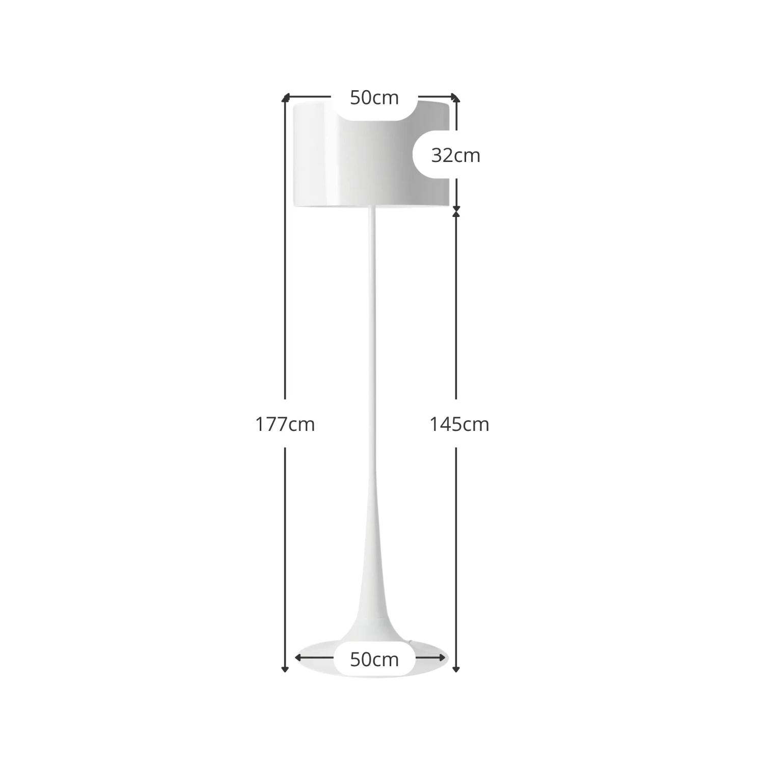 Lampadaire Inspiration Spun Light - Lampes design - Meublesconcept