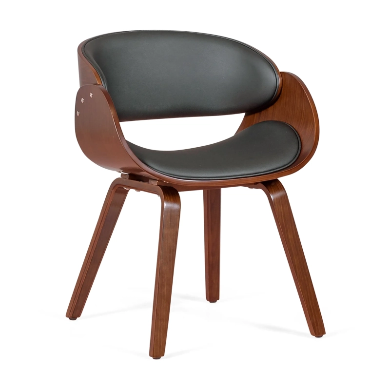 Chaise Nordic Burrow S en similicuir - Chaise en bois - Meubles Concept