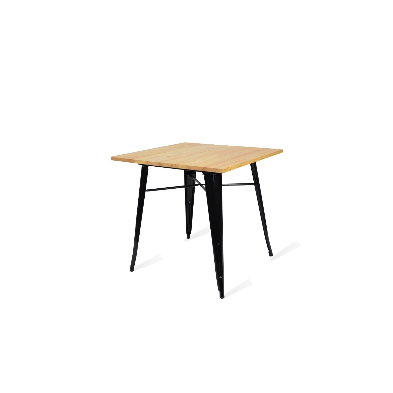 Mesa industrial Bistro Light Legs Black