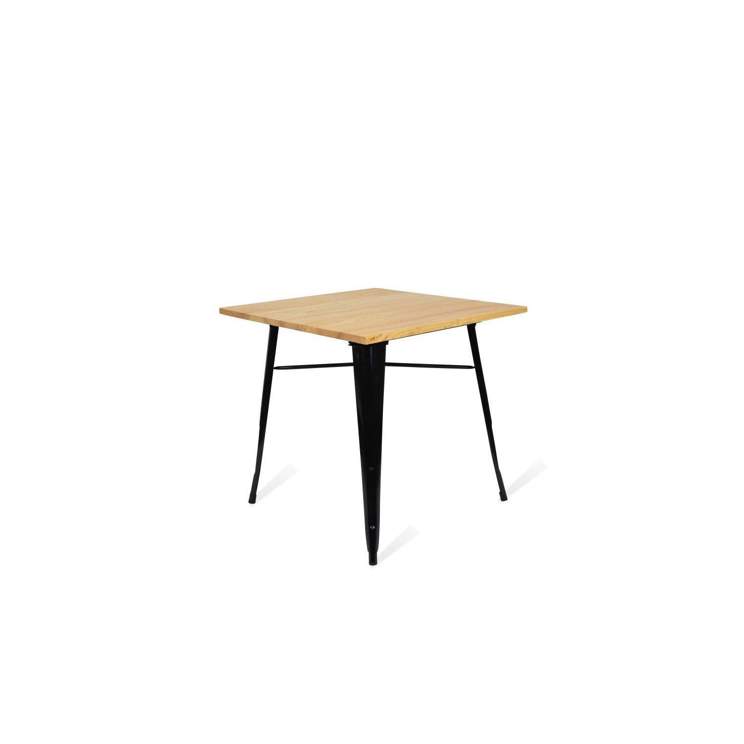 Mesa industrial Bistro Light Legs Black
