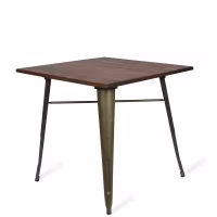 Mesa industrial Bistro Dark Legs Antique