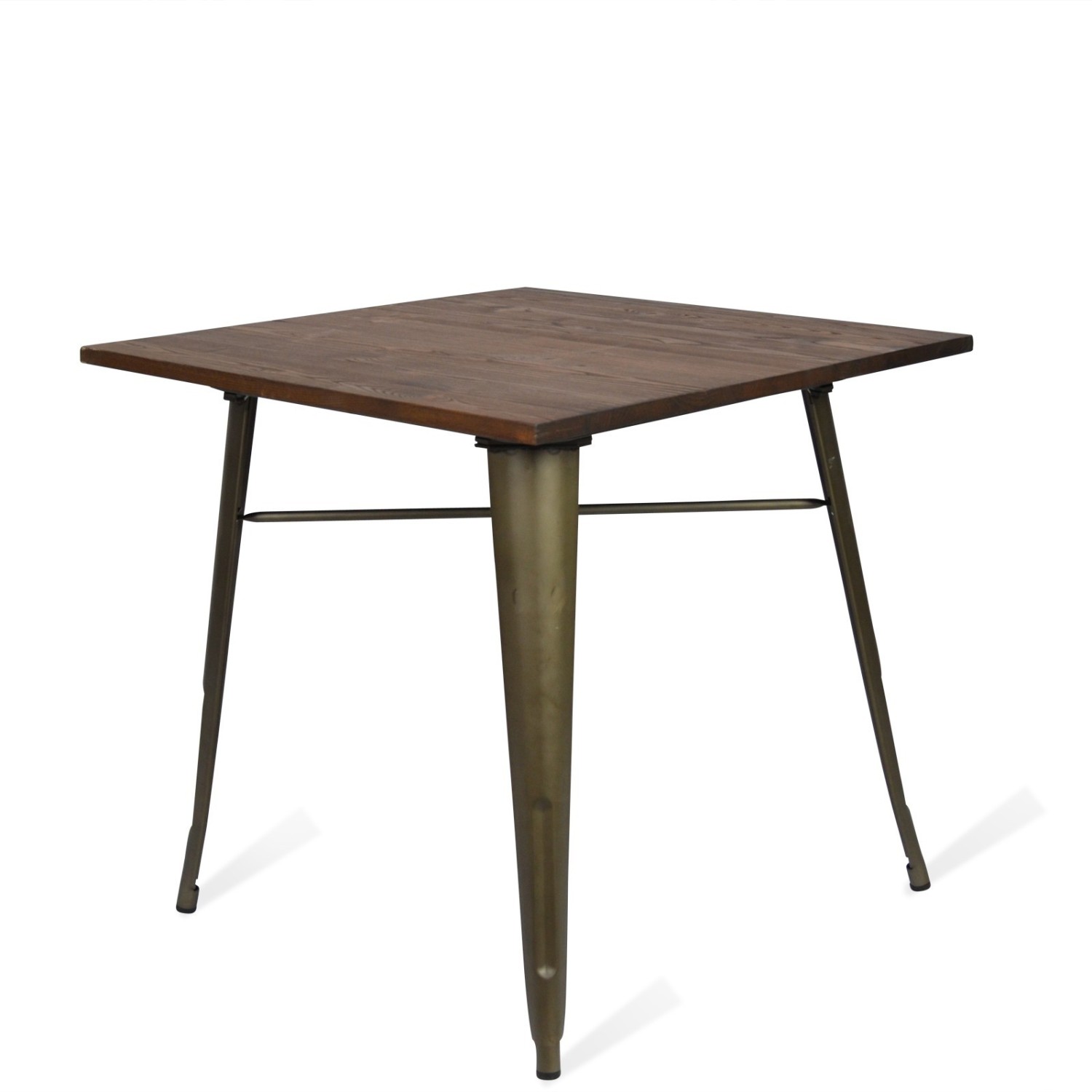 Industriele tafel Bistro Donker Poten Antiek