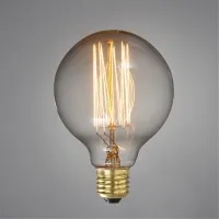 Bombilla Vintage Ball 40W con soporte E27 y 220-240V