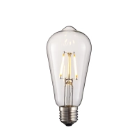 2W 2 ledd LED-lampa med E27 och 220-240V stöd