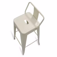 Hocker mit Rückenlehne Classic Wide Bistro Matt Icon Möbel