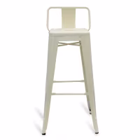 Hocker mit Rückenlehne Classic Wide Bistro Matt Icon Möbel