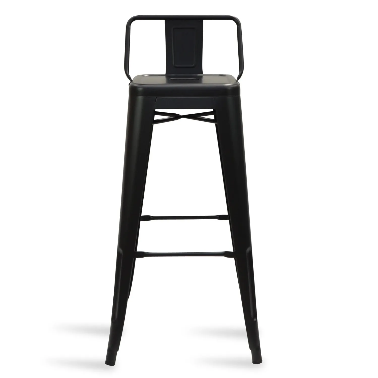 Hocker mit Rückenlehne Classic Wide Bistro Matt Icon Möbel