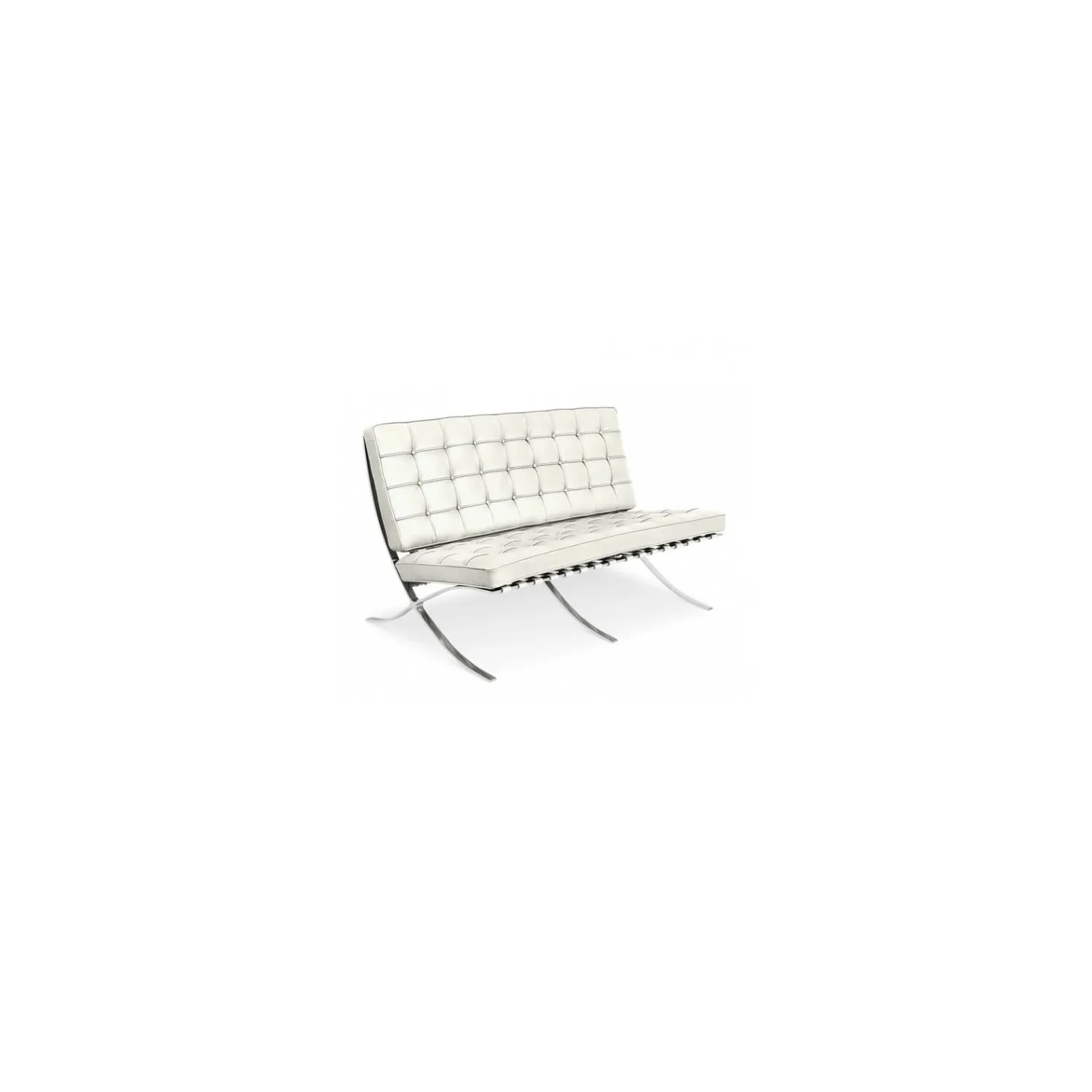 chaise furmod Barcelona Demi-cuir 2 places