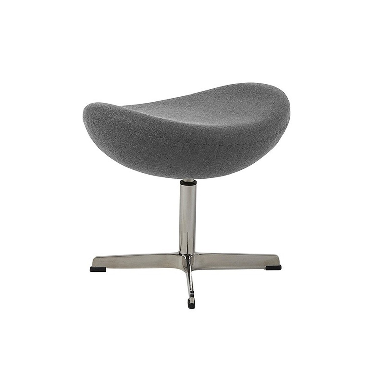 Replika židle na vejce s podnožkou od designéra Arne Jacobsen