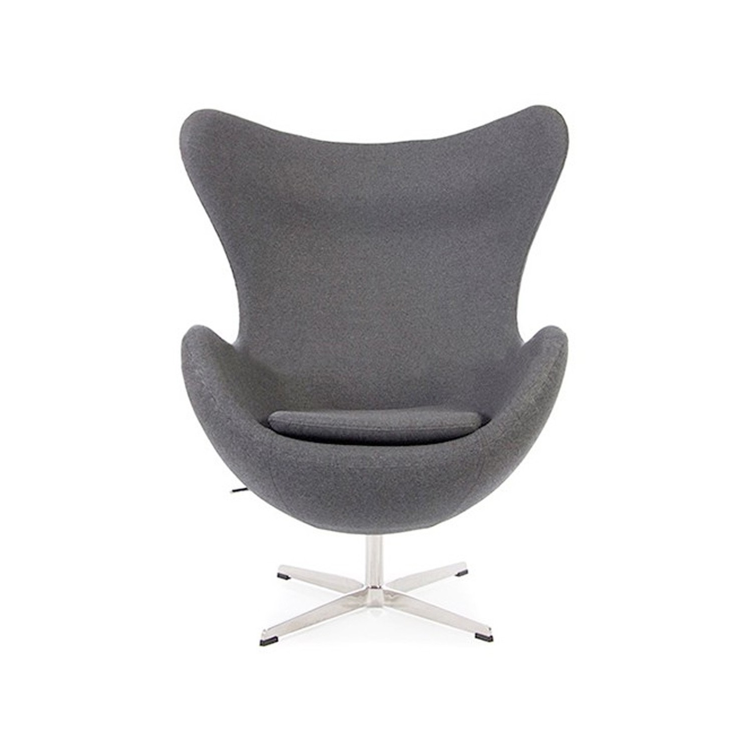 Replica Egg Chair with Footstool by designer Arne Jacobsen