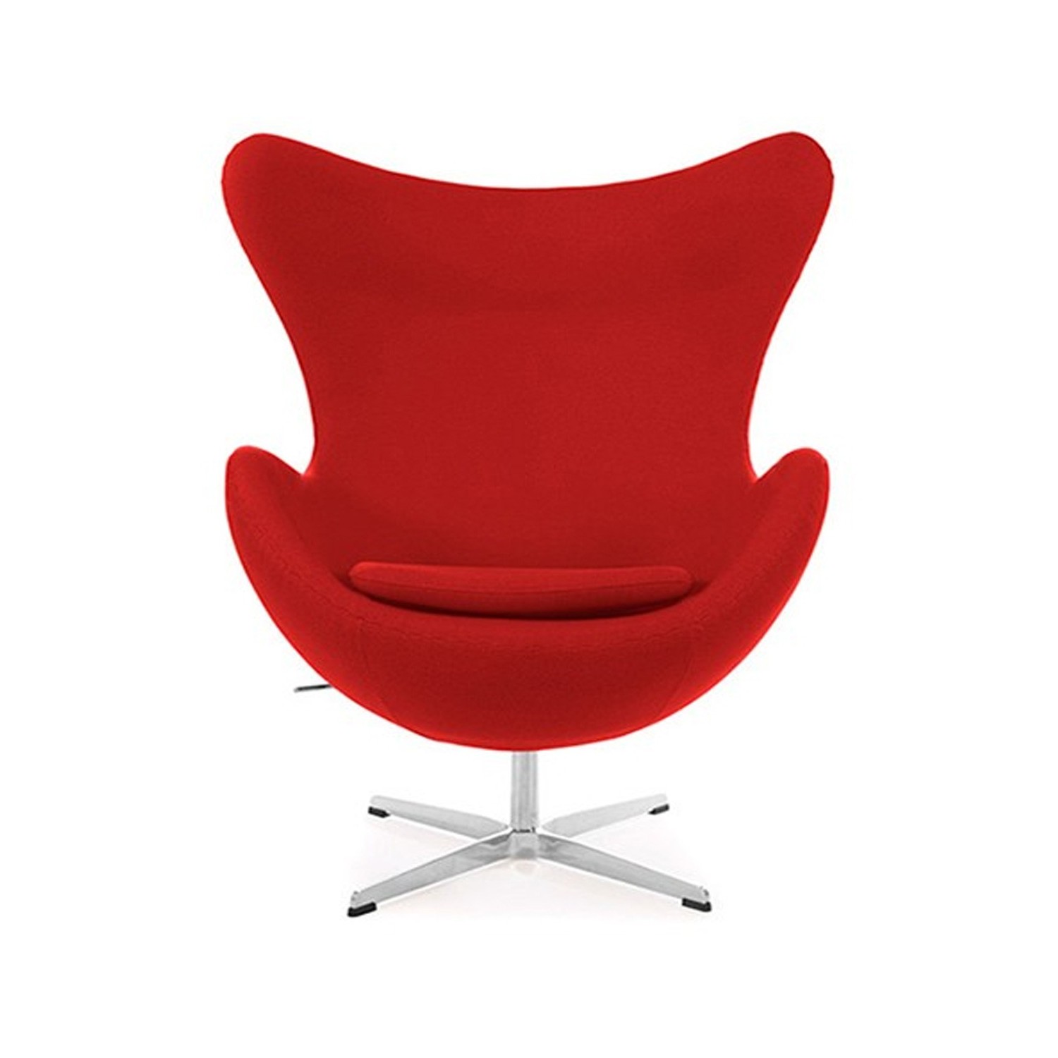 Replika äggstol med fotstöd av designern Arne Jacobsen