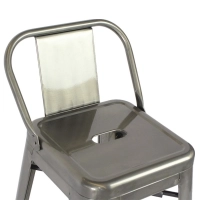 Pacote 4 Bancos Industriais Bistro LB