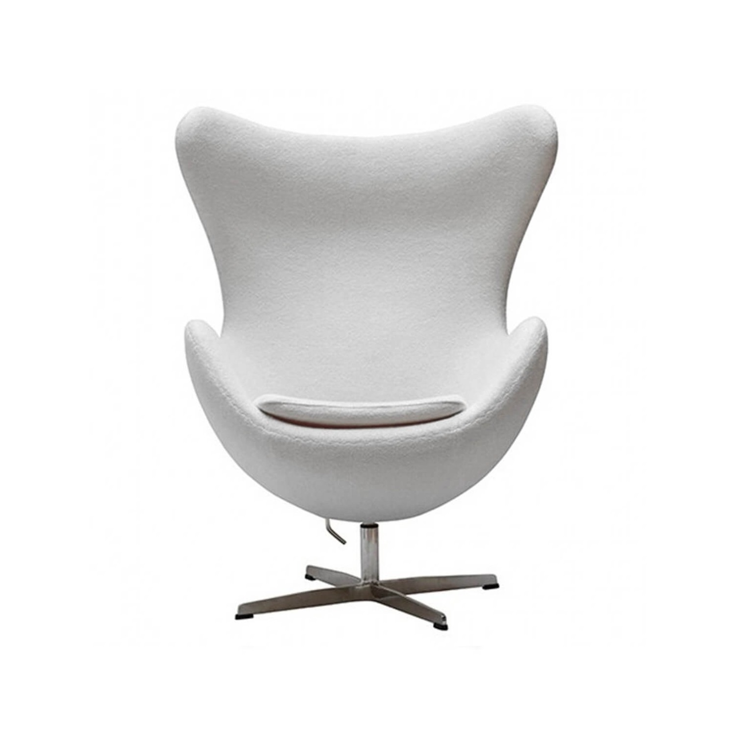Replica Egg Chair met voetensteun van ontwerper Arne Jacobsen