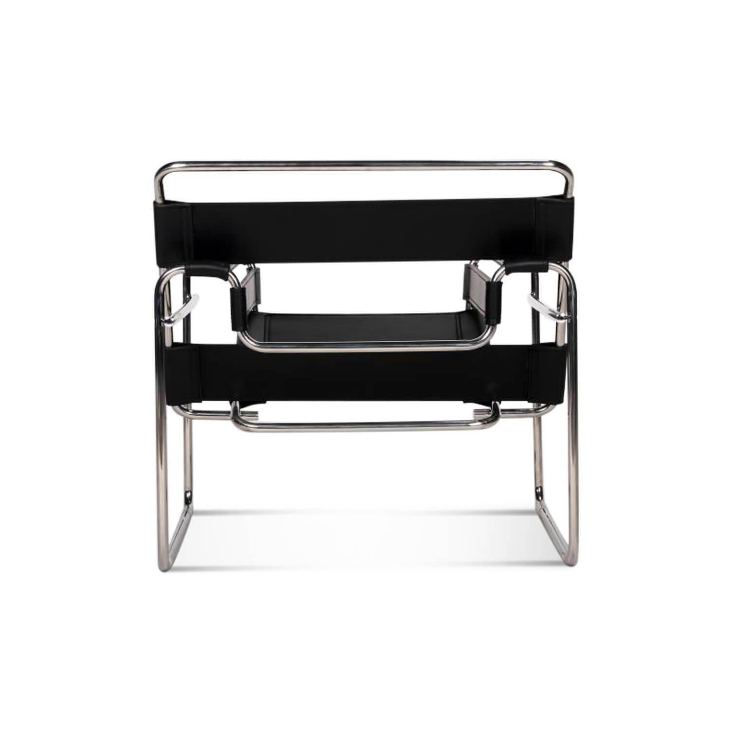 Replika designerskiego krzesła Wassilly Chair ze skóry