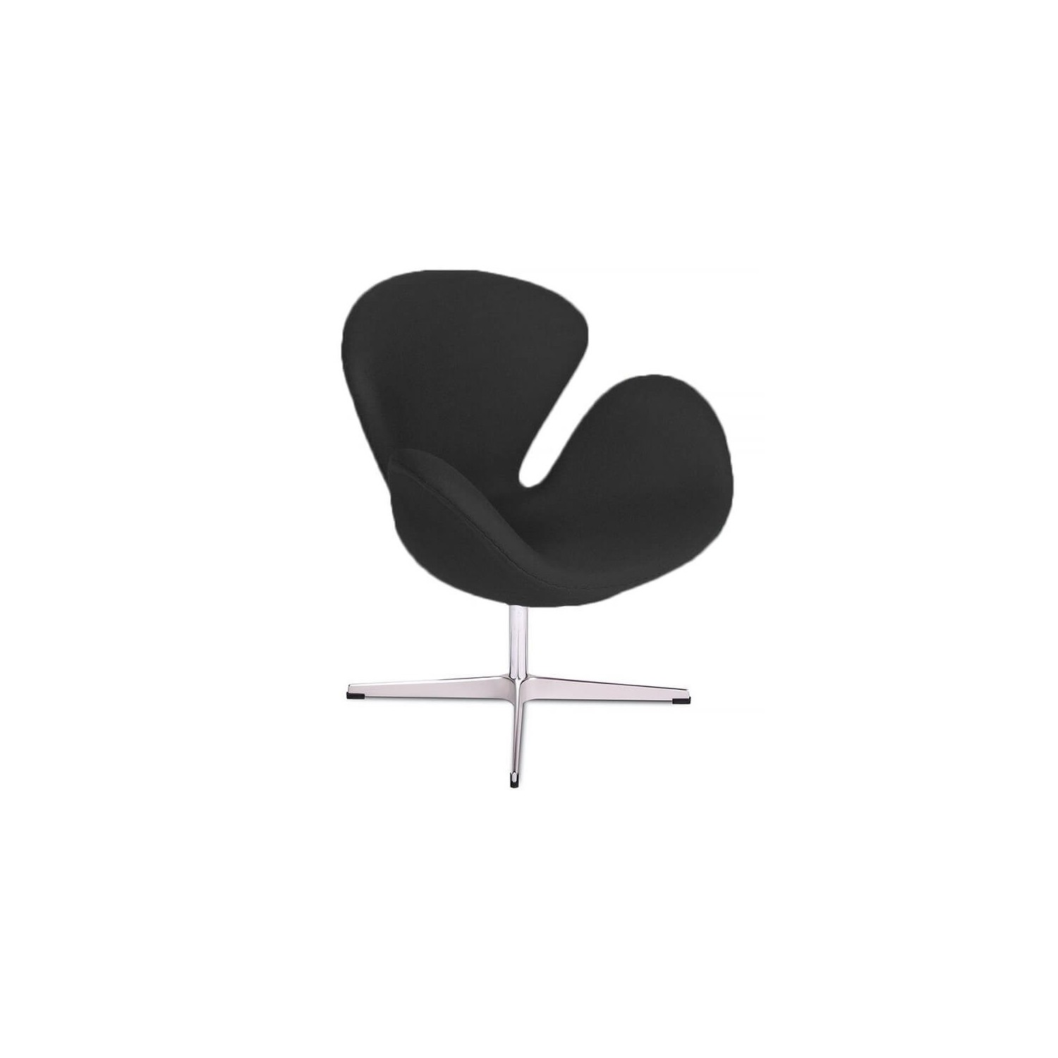 Réplica de la silla Swan en cachemir de Arne Jacobsen