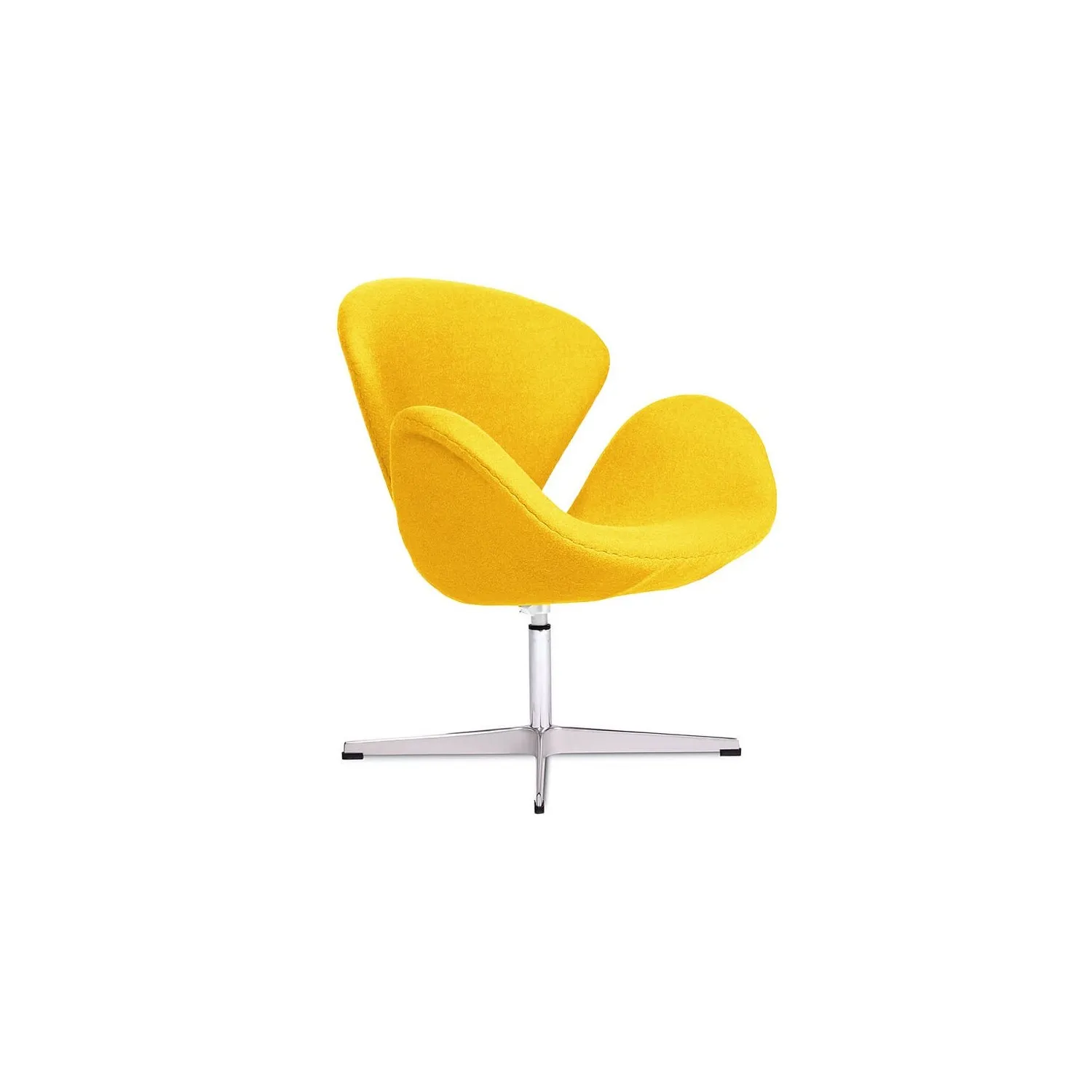 Réplique de la chaise Swan en cachemire par Arne Jacobsen
