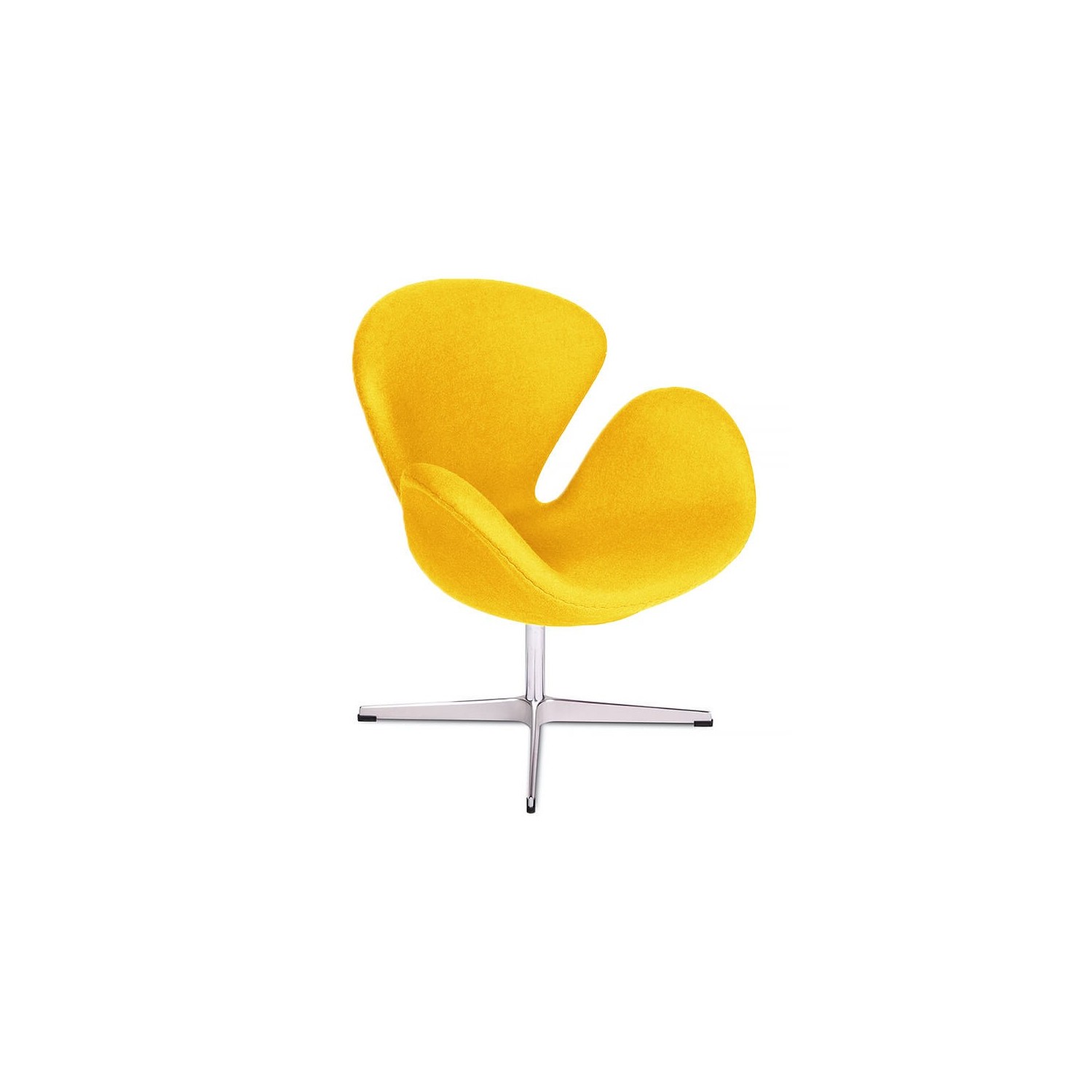 Réplique de la chaise Swan en cachemire par Arne Jacobsen