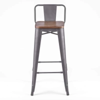 Industriell pall Bistro LB Wood
