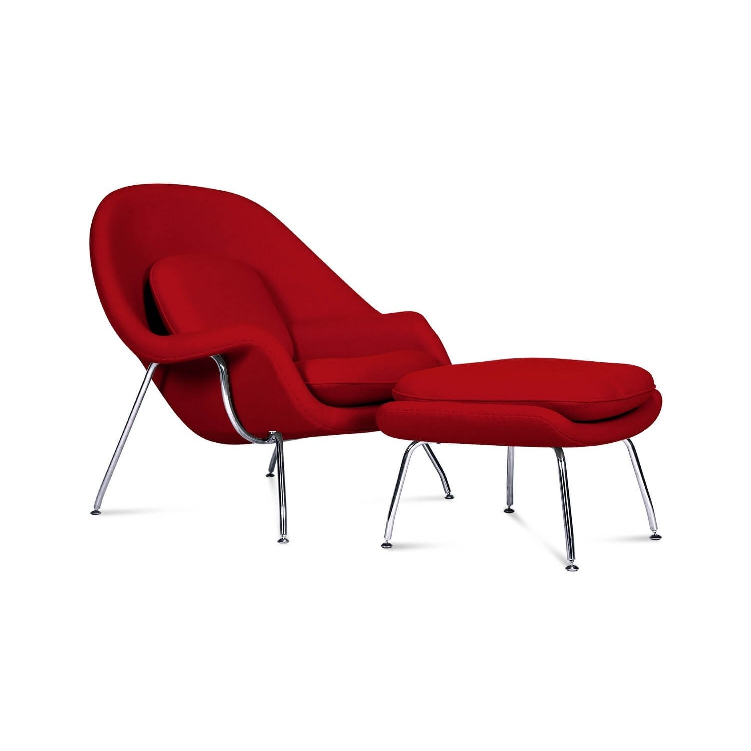 Replica van de Womb Chair door ontwerper Eero Saarinen