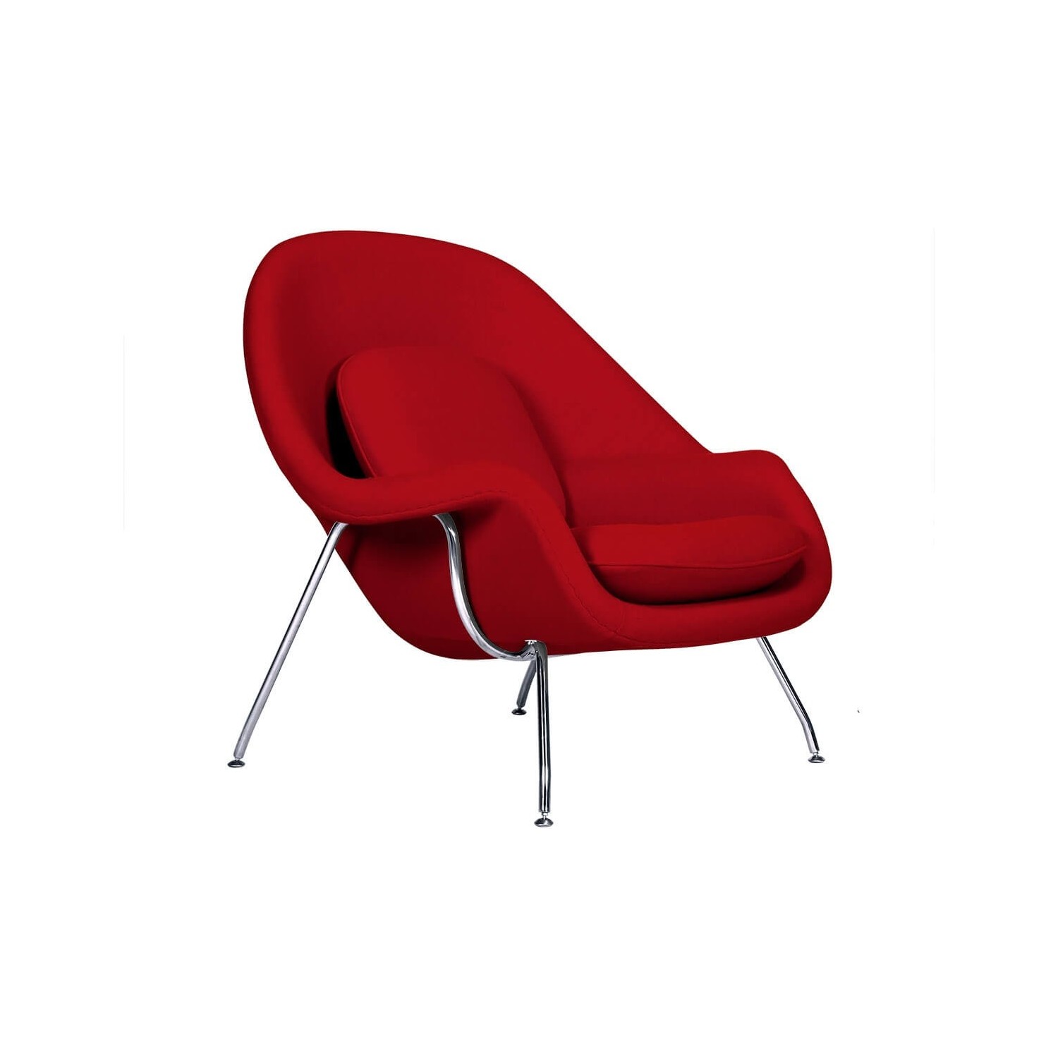Replica della Womb Chair del designer Eero Saarinen