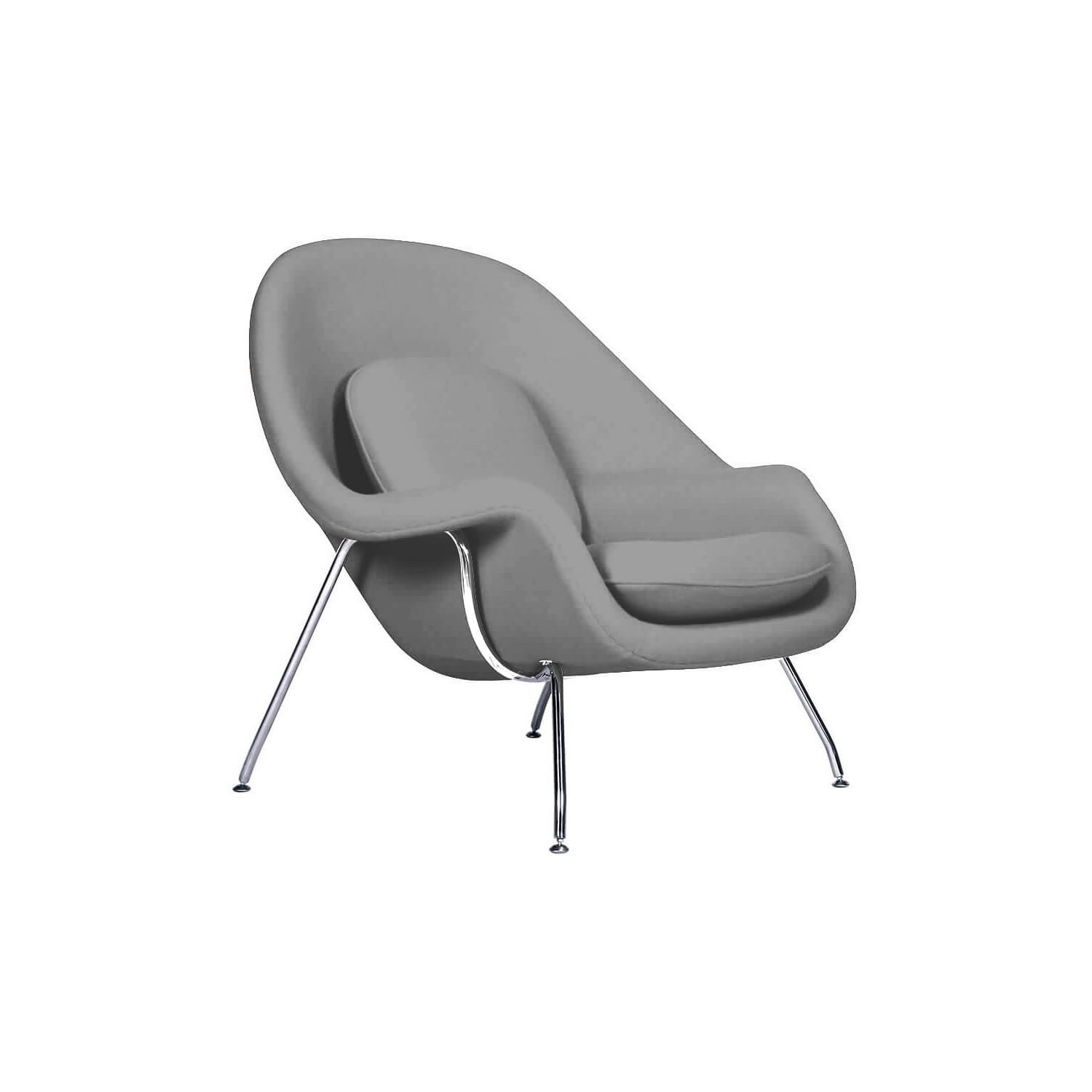 Réplique de la chaise Womb du designer Eero Saarinen