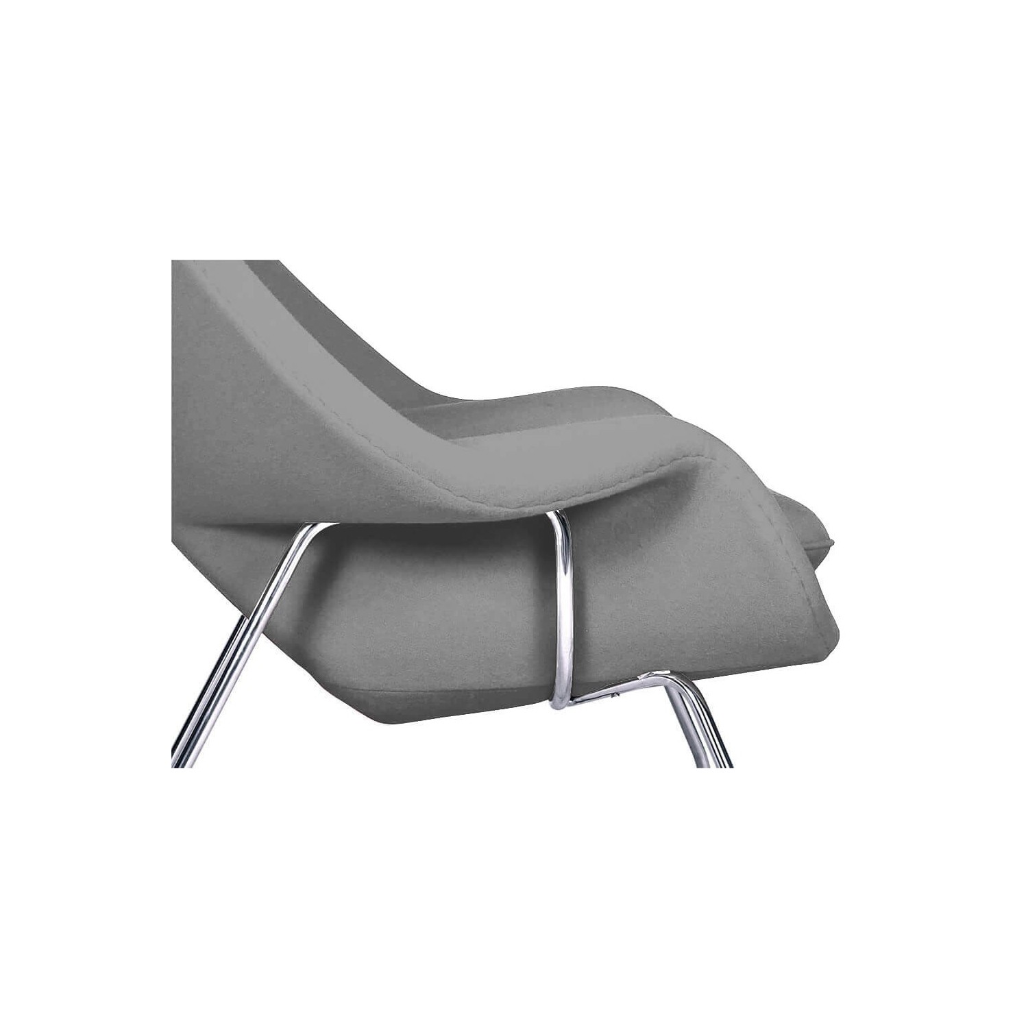 Réplique de la chaise Womb du designer Eero Saarinen
