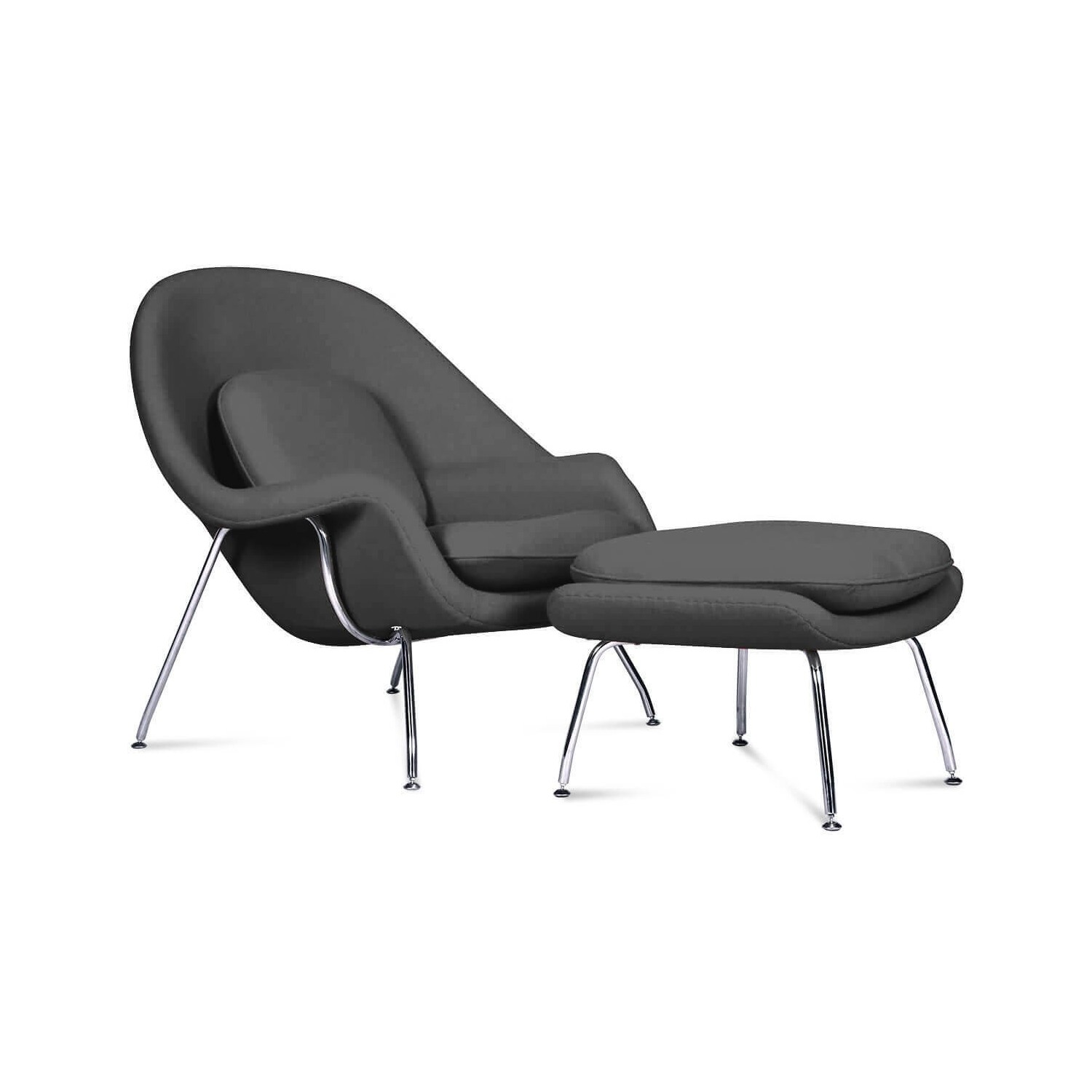 Replica van de Womb Chair door ontwerper Eero Saarinen