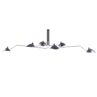 Inspiration from the Mouille Pendant 6 Arms Lamp