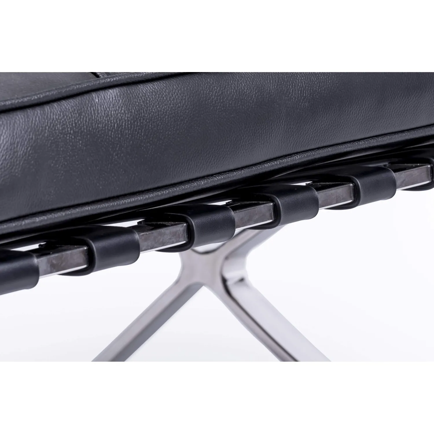 Réplique de chaise Barcelona Premium en cuir italien