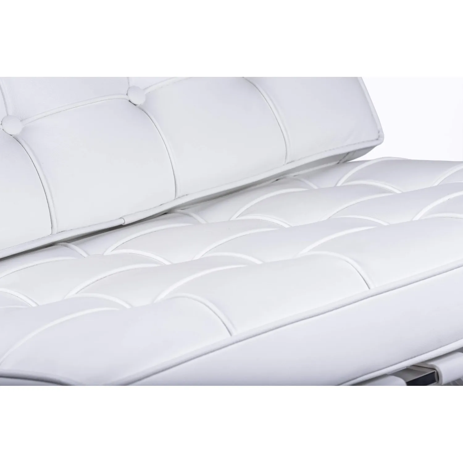 Réplique de chaise Barcelona Premium en cuir italien