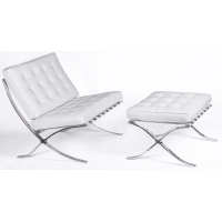 Furmod Barcelona Chair HQ com Otomano