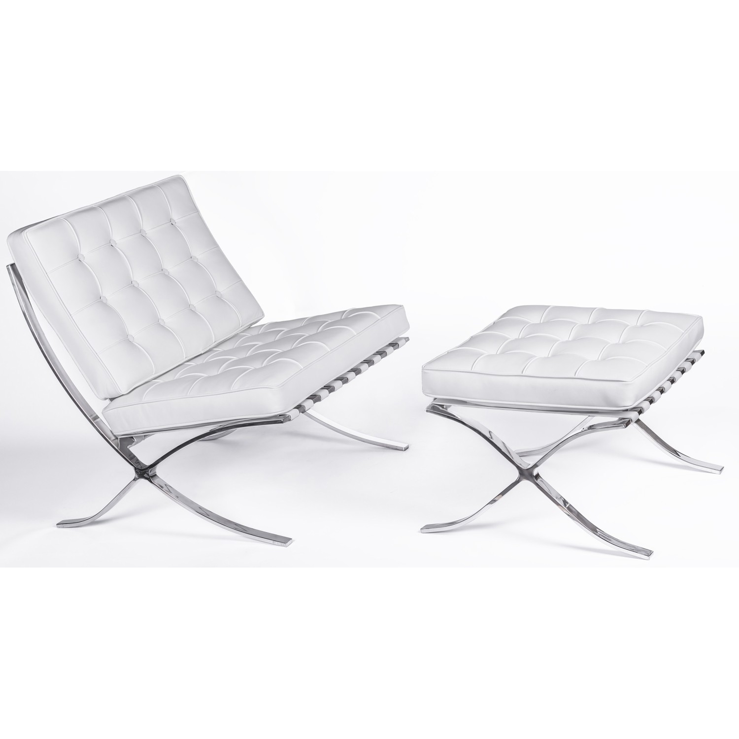 Furmod Barcelona Chair HQ com Otomano