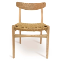 Nordic chair replica CH 23 handmade in ash wood