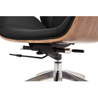 Silla oficina Nordic Highback en Piel Italiana