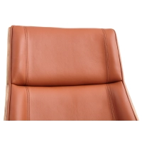 Silla oficina Nordic Highback en Piel Italiana