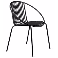 Chaise en acier de Bali adaptée à une utilisation en extérieur
