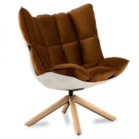Réplica da poltrona Design Poltrona Husk com apoio para os pés da magnífica designer Patricia Urquiola