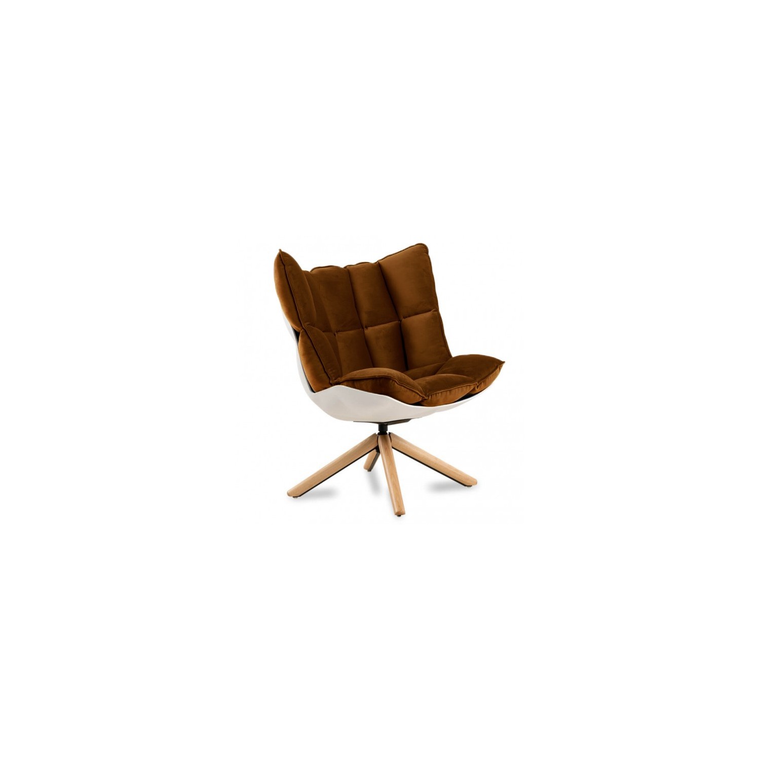 Réplica del sillón de Diseño Husk Armchair con reposapiés de la magnífica diseñadora Patricia Urquiola