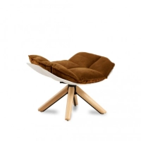 Space Design Sessel mit Fußstütze